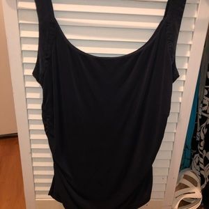 Ellen Tracy navy underpinning or cami